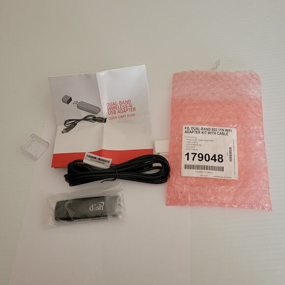 Dish Network 179048 Wi-Fi Adapter USB Wireless Adapter Dual Band 802.11N NEW - Picture 8 of 9